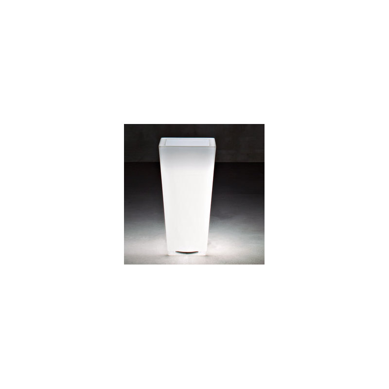 Kabin Planter, 40" H x 17.5" W x 17.5" D, White