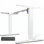 Structure de bureau électrique à moteur simple