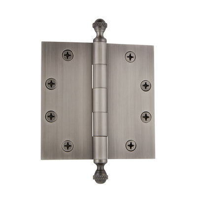 4.5'' x 4.5'' Brass Butt Bearing Hinge