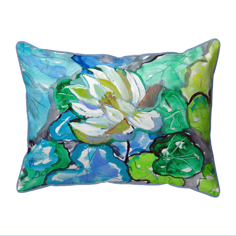 Lily Indoor/Outdoor Rectangular Pillow Cover & Insert, 11" x 14"