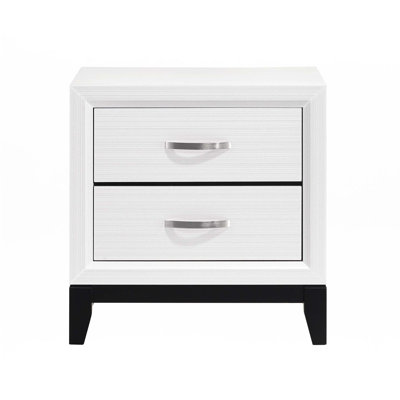 Table de chevet de 2 tiroirs