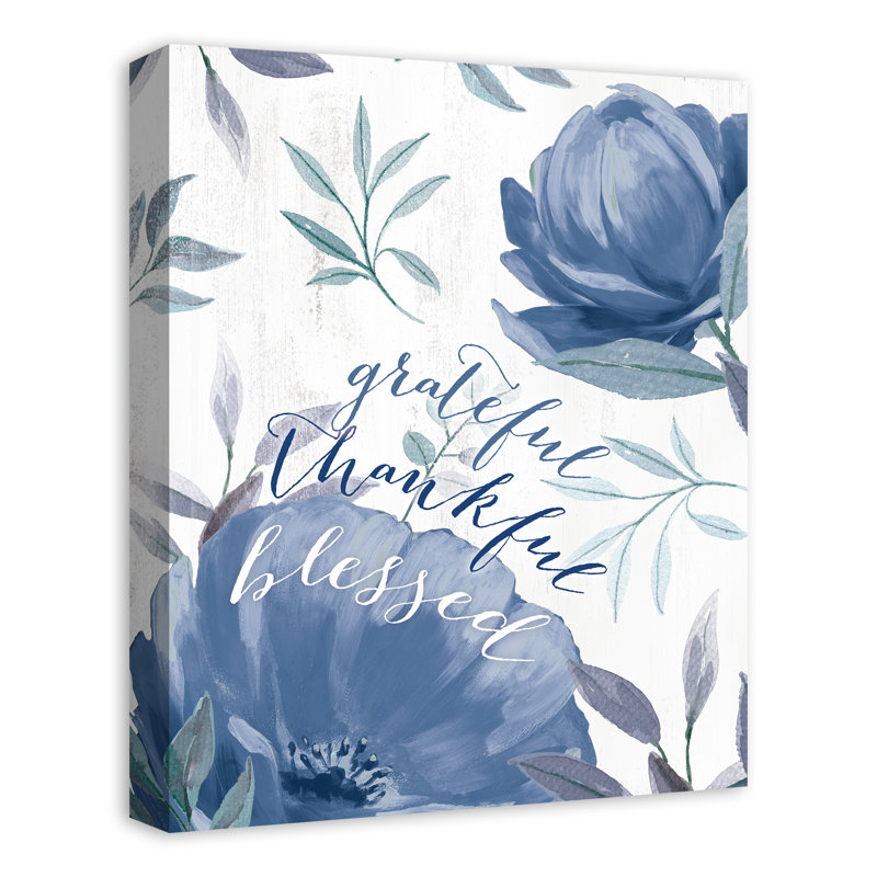 " Grateful Thankful Blessed " Painting Print