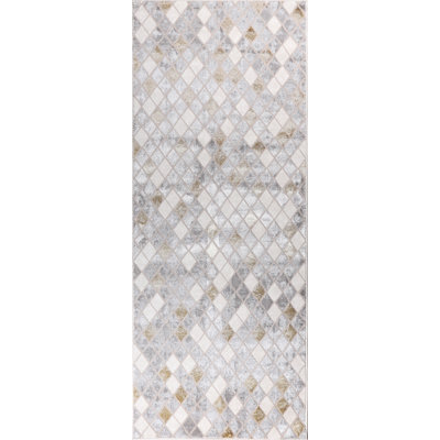 MDA Rugs Bernard Collection Modern Geometric Diamond Area Rug