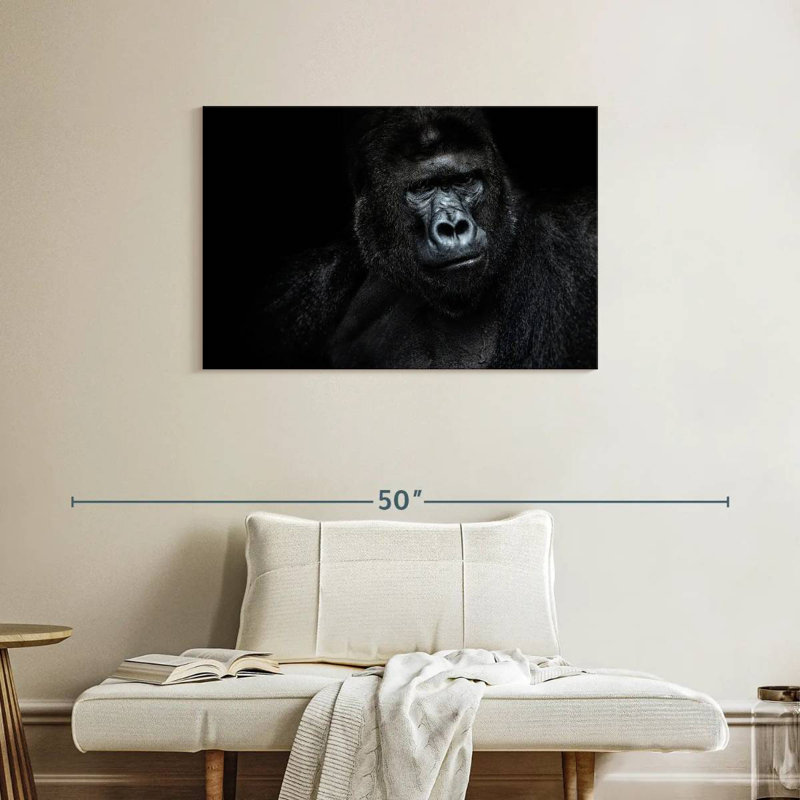 Brampt Serious Gorilla, 24" H x 36" W