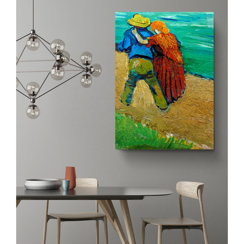 Reproduction d'art «A paire of Lovers Arles 1888» par Vincent Van Gogh, H 45 po x l 30 po x P 2 po