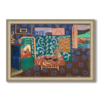 Interior with Eggplants (Intérieur aux aubergines), 1911-Henri Matisse-Custom Framed Canvas
