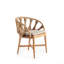Krabi Outdoor Teak Dining Armchair-1724341005