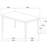 Brown and White Rectangular Dining Table