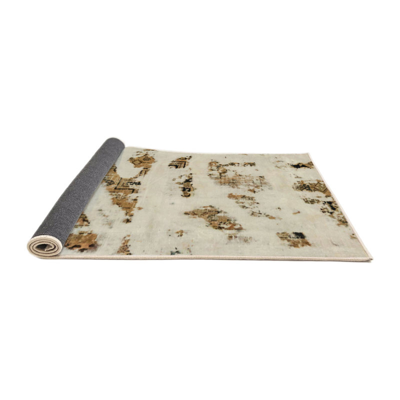 Tapis abstrait moderne 1953, Rond 5 pi