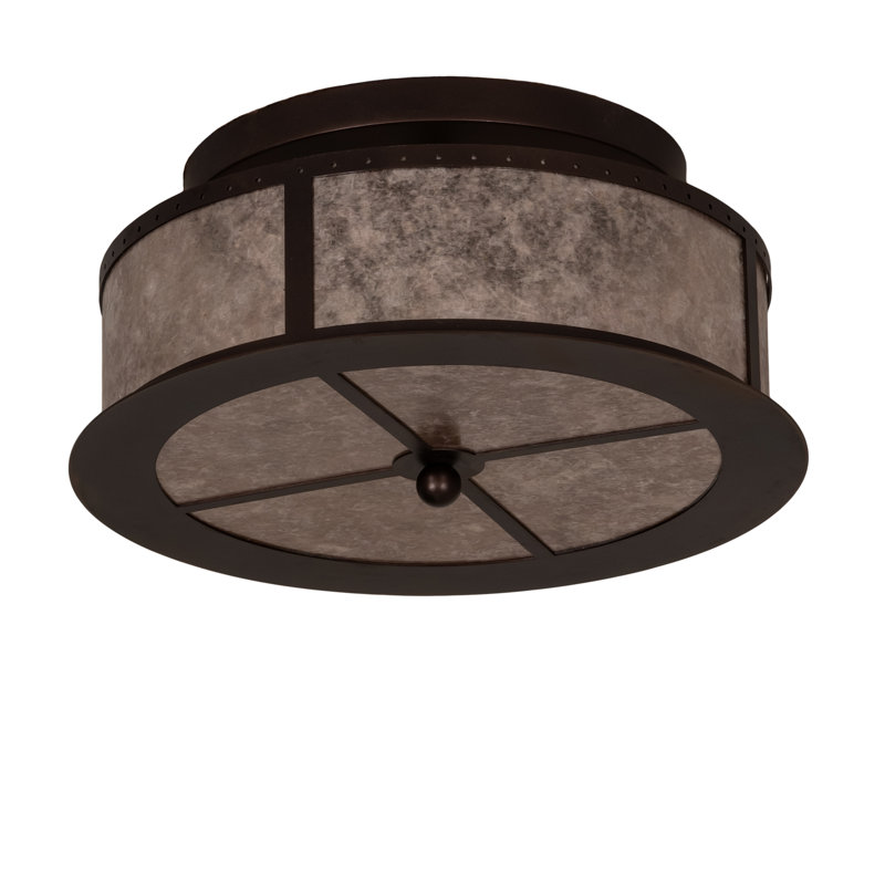 Flores Fabric Flush Mount