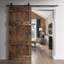 Porte de grange à panneaux en bois avec ensemble de quincaillerie d'installation-60897272-70347915