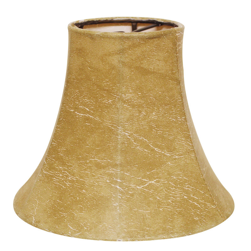 Ensemble de 5 abat-jours lustre 5 po en parchemin antique, Jaune clair