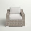 Chaise de patio entièrement assemblée avec coussin, canapé d'extérieur-1230908296-1230908279