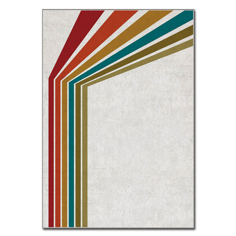 Luxurious Area Carpet (5.2 x 7.5 ft), 100% Polyester, 740 g/m² | Soft Velvet Fabric with Non-Slip Felt Dot Underside, Laminated Sponge for Comfort | Easy to Clean, Machine Washable at 86°F | Ideal for Living Room & Bedroom Decor