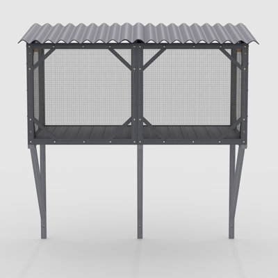 Enceinte d'extérieur pour chat avec filet anti-insectes Catio