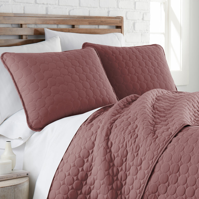 Rose Twin Quilt Set with Standard Sham
