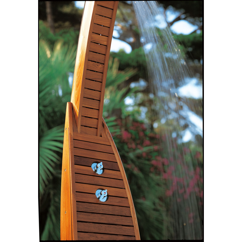 Teak Emoe Outdoor Shower