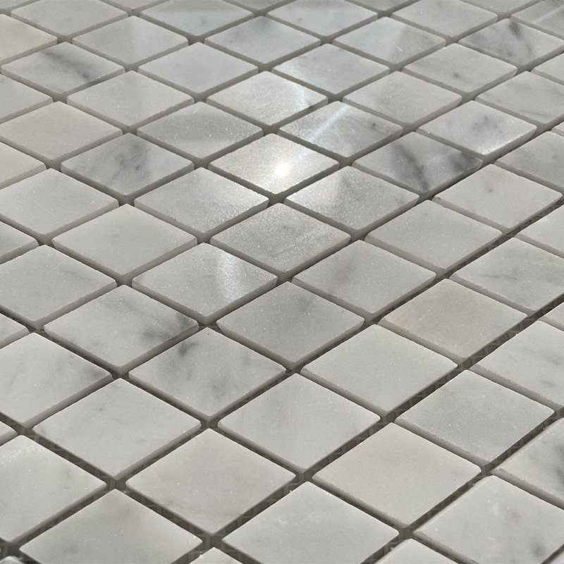 12" x 12" Marble Grid Mosaic Wall & Floor Tile