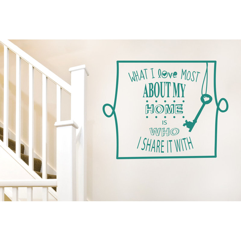 Wall Decal, Aqua Green, Large