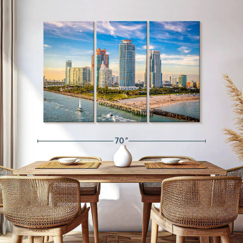 Gillard Coastal South Beach Miami, 42" H x 65" W