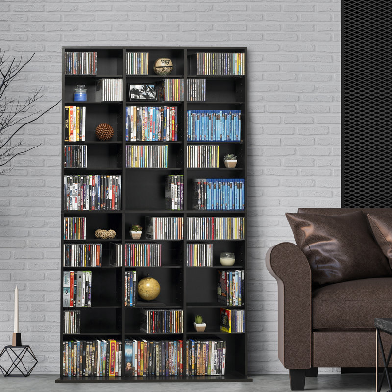 71.25 " H Media Shelves, Espresso