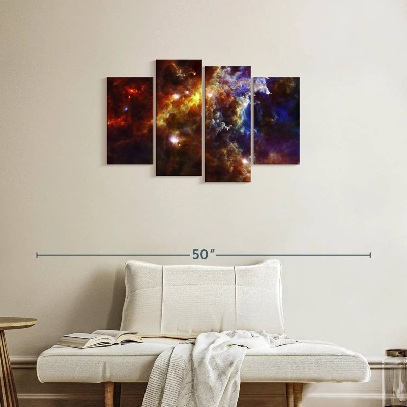 Oberle Rosette Nebula, 22" H x 36" W