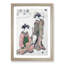 Two Geisha by Isoda Koryusai - Framed Print-55614578-55614577