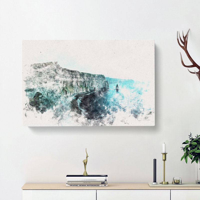 Cliffs Of Moher In County Clare - Wrapped Canvas Print, 60cm H x 91cm W x 4cm D
