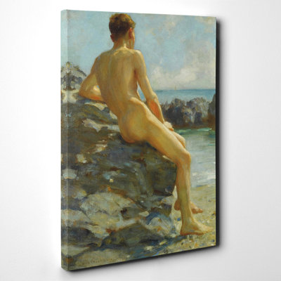 Henry Scott Tuke - Wrapped Canvas Painting