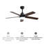 Épaisseur de la lame Whisperbloom de 42 po Ventilateur de plafond intérieur avec ampoules DEL et télécommande-1998305776