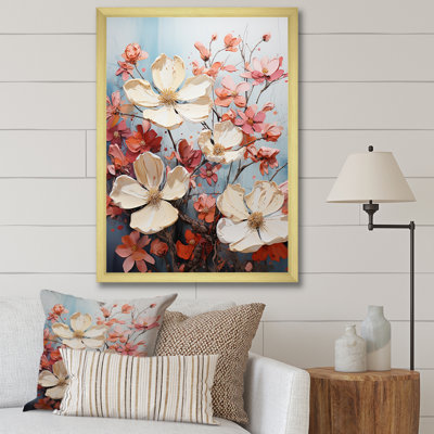 «Dogwood Blossoms Bouquet I», reproduction sur toile