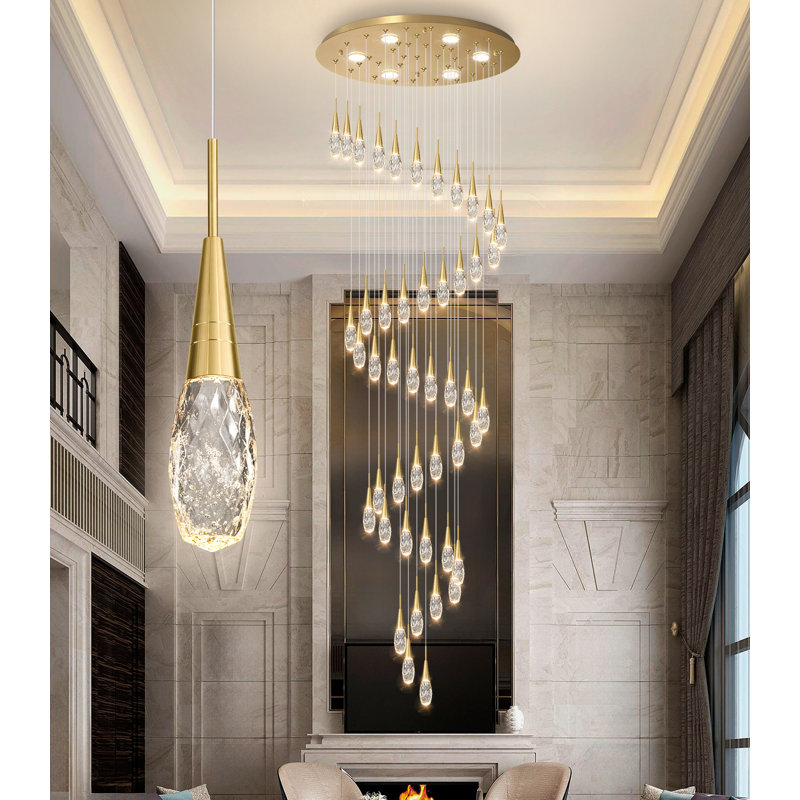 Lustre moderne Lagre, Doré