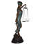 Grande statue en bronze Lady Justice - Taille: L 22 po x l 13 po x H 44 po.