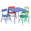 Ensemble 5 pièces de table de jour et chaises en vinyle pour enfants Simra-1730234433