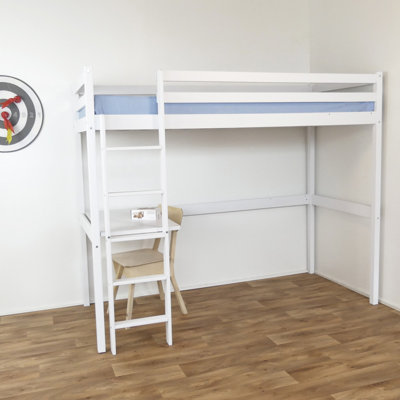 Engelhardt Hardwood High Sleeper Bed with Desk