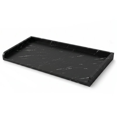 Laveuse, sécheuse, comptoir, plateau de buanderie avec rebord, organisateur de protection en bois pour rangement pour laveuse, sécheuse et panier à linge