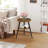 Round End Table With 3 Legs And 2-tier Storage-618819303