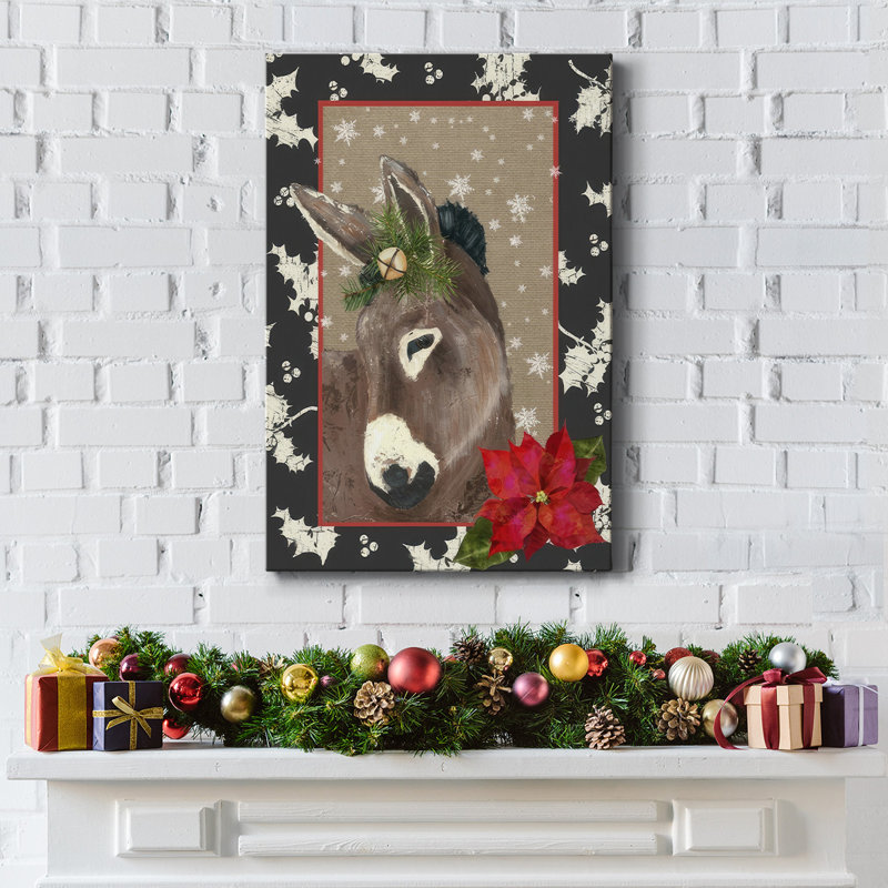 «County Christmas Farm III», reproduction sur toile, H 36 po x l 24 po x P 1,5 po