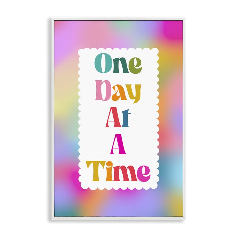 «Bright One Day At A Time», estampe numérique, design par Pooja Dave, H 18 po x l 12 po