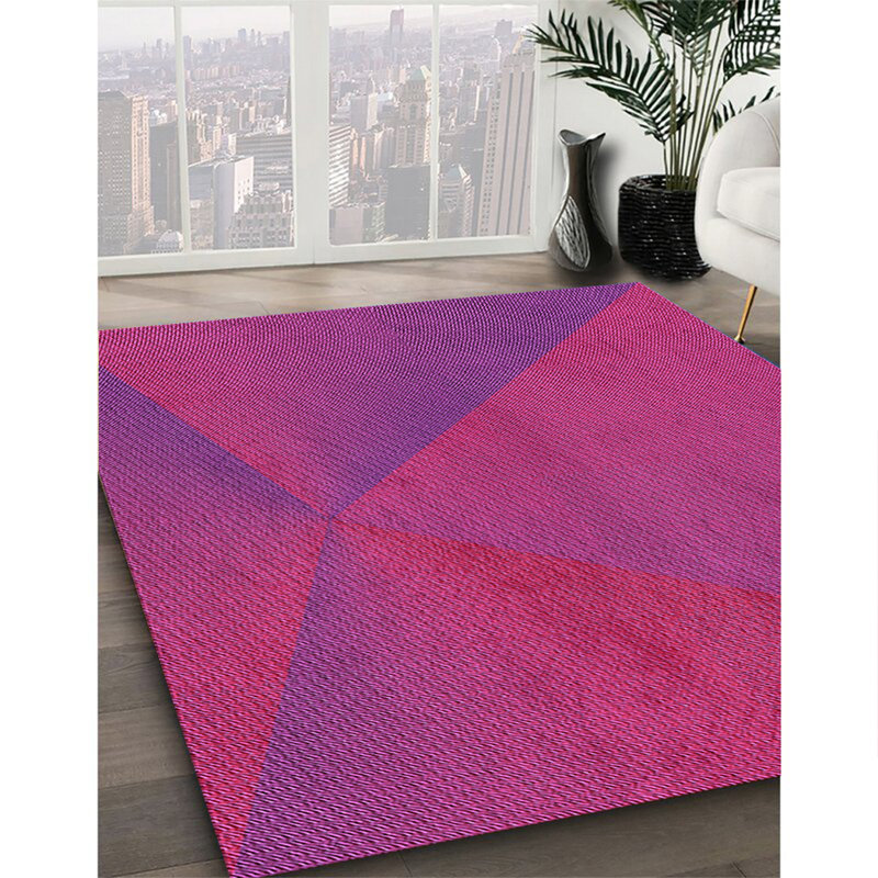 Abstract Indoor Rug, Square 4'