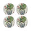 Sous-verres ronds en cuir Monkey-119015258