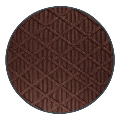 Machine Washable Trellis Black Area Rug