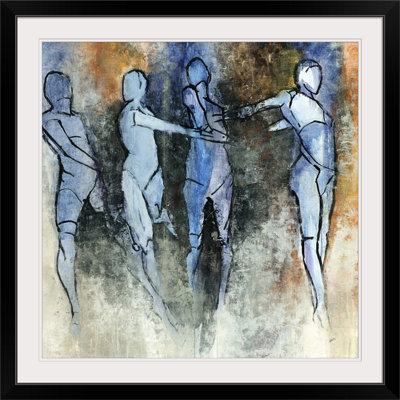 Priscille 'Gestures' Clayton Rabo Watercolor Painting Print