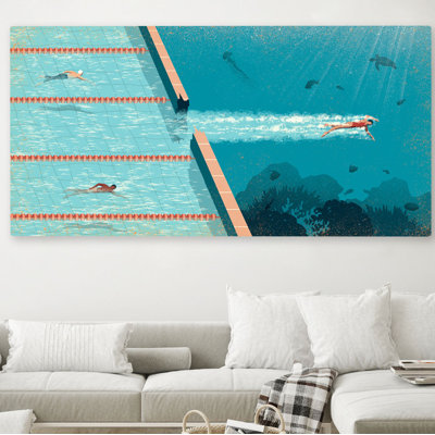 " Expand Your Comfort Zone " by Davide Bonazzi Painting Print