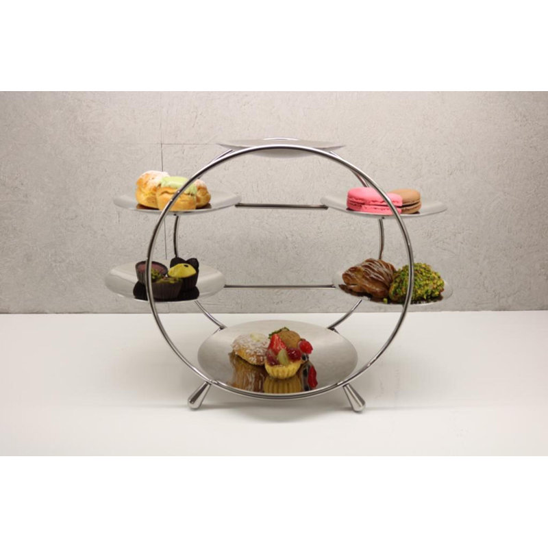 Giotto Stainless Steel Tiered Stand