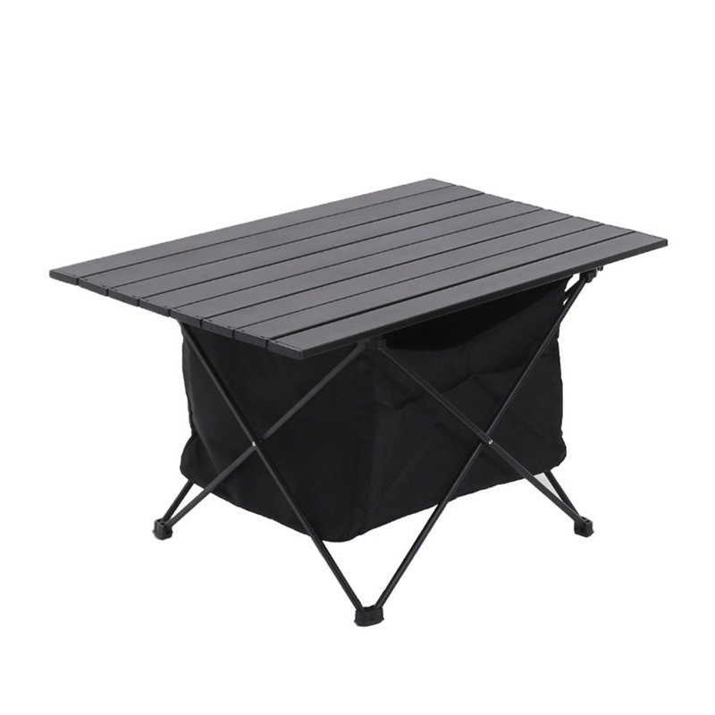 Britani Rectangular Metal Folding Outdoor Camping Table , cm W cm D, 40" H x 68" W x 45" D