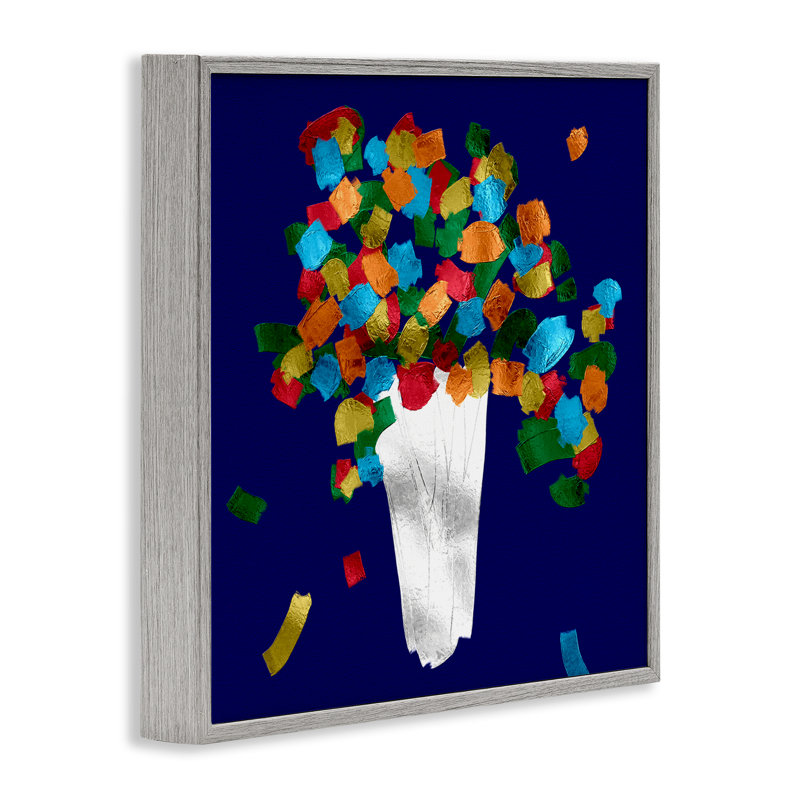 Art abstrait giclée encadrée par Bellasai Art, Estampe numérique Farmhouse, H 12 po x l 12 po