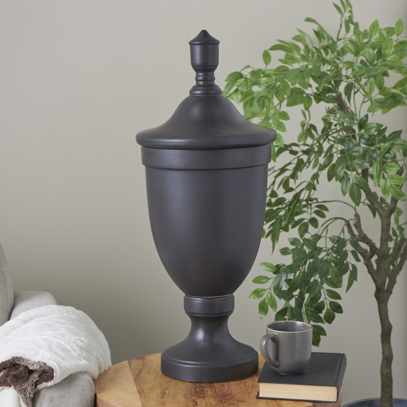 Objet de décoration Cidni, 28.13'' H x 11.25'' W x 11.25'' D, Noir