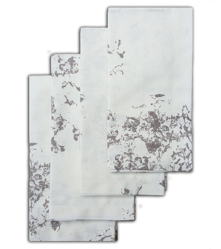 Bonnefoy Cotton Floral Square, Blue