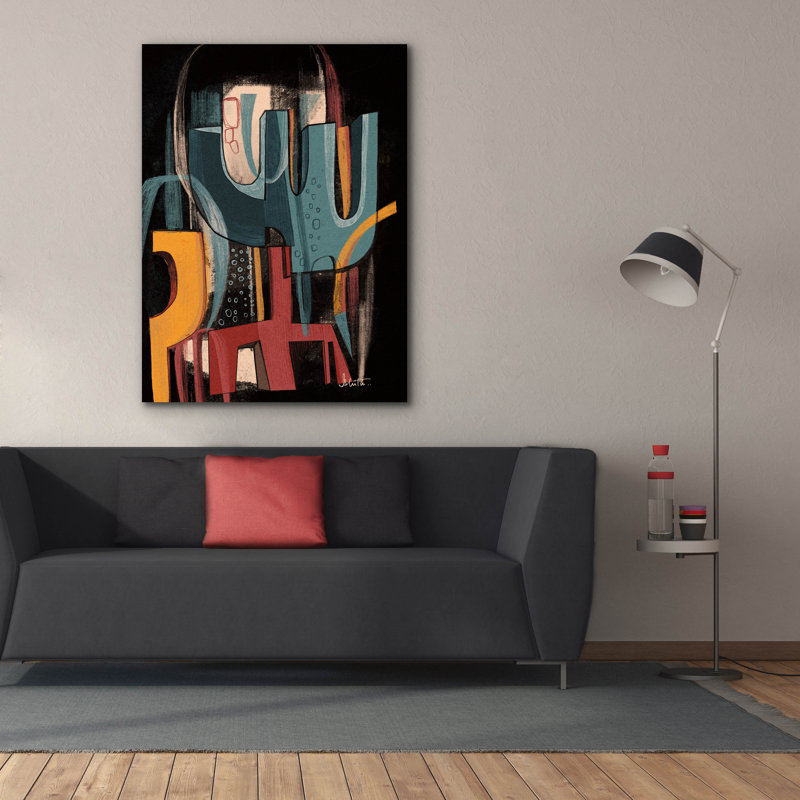  «Fleury» par Ishita Banerjee, art mural sur toile, 40 po x 54 po, H 54 po x l 40 po